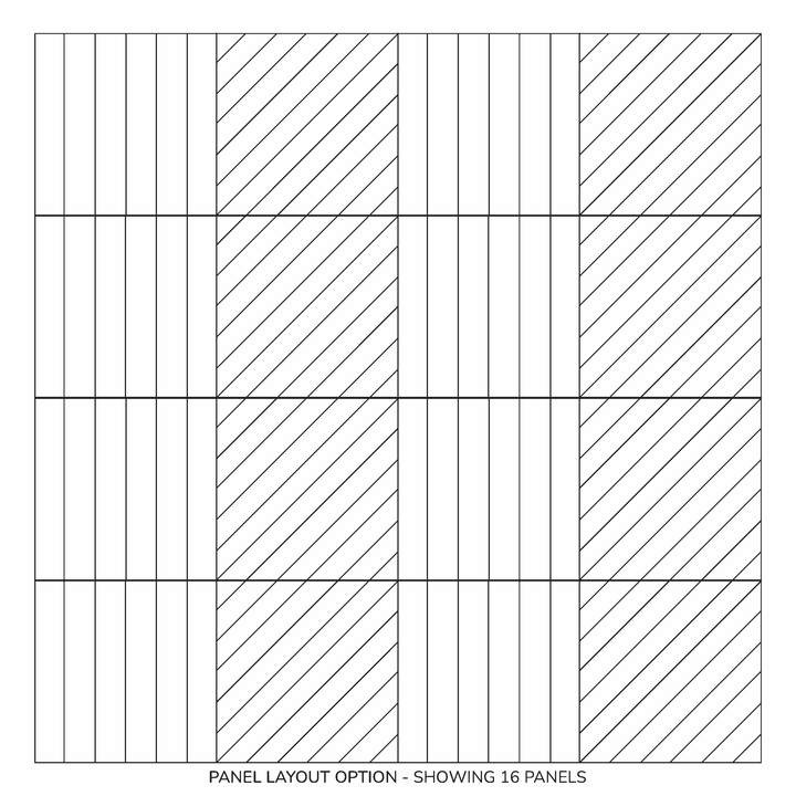 Level HarmonyCARV Acoustic Felt Wall Panels - in Overlay Prints