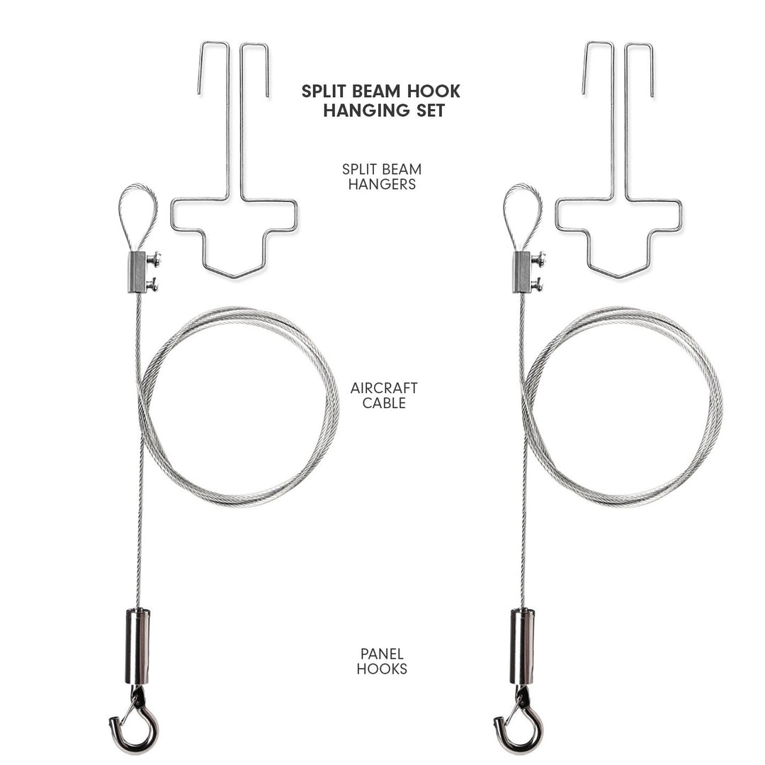 Aircraft Cable Hangers with Stainless Steel Hooks