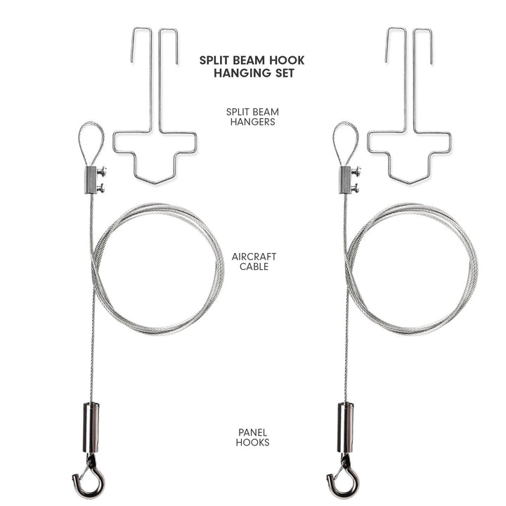 Aircraft Cable Hangers with Stainless Steel Hooks