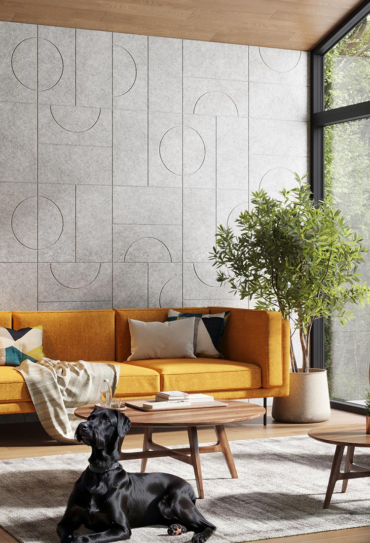 Parcel HarmonyCARV ACOUSTIC FELT WALL PANELS