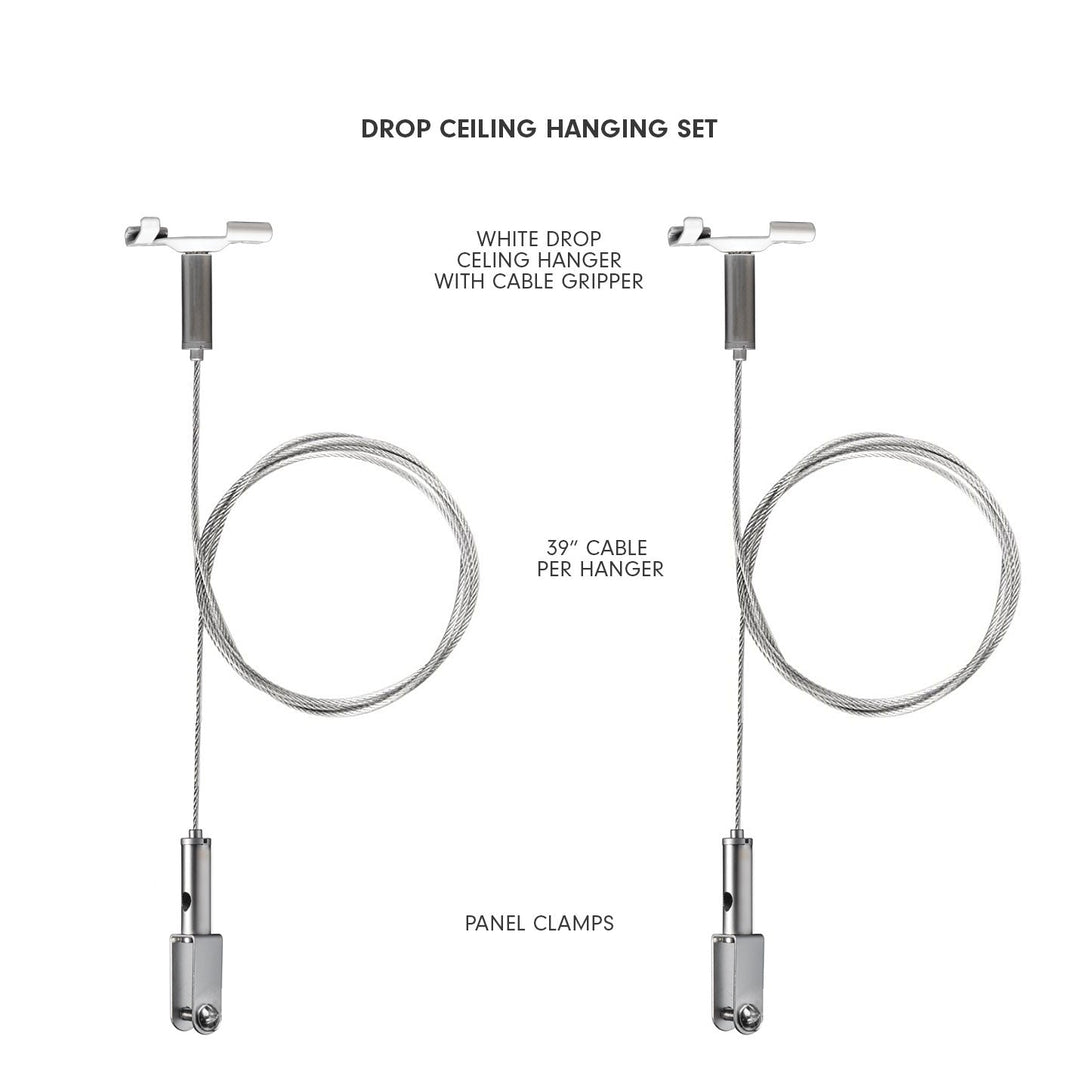 Installation Accessories - Aircraft Cable Hangers with Panel Clamps - 3 - Inhabit