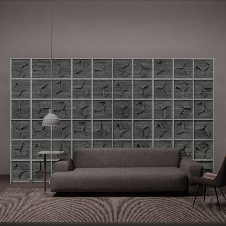 HarmonyBLOKS - Hex HarmonyBloks Acoustic Felt Room Dividers - In Overlay Prints - 4 - Inhabit