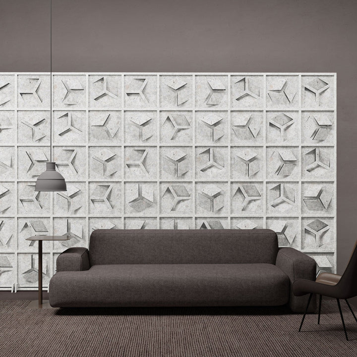 HarmonyBLOKS - Hex HarmonyBloks Acoustic Felt Room Dividers - In Overlay Prints - 1 - Inhabit