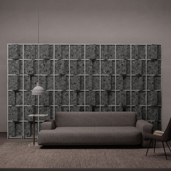 HarmonyBLOKS - Hinge HarmonyBloks Acoustic Felt Room Dividers - In Overlay Prints - 6 - Inhabit