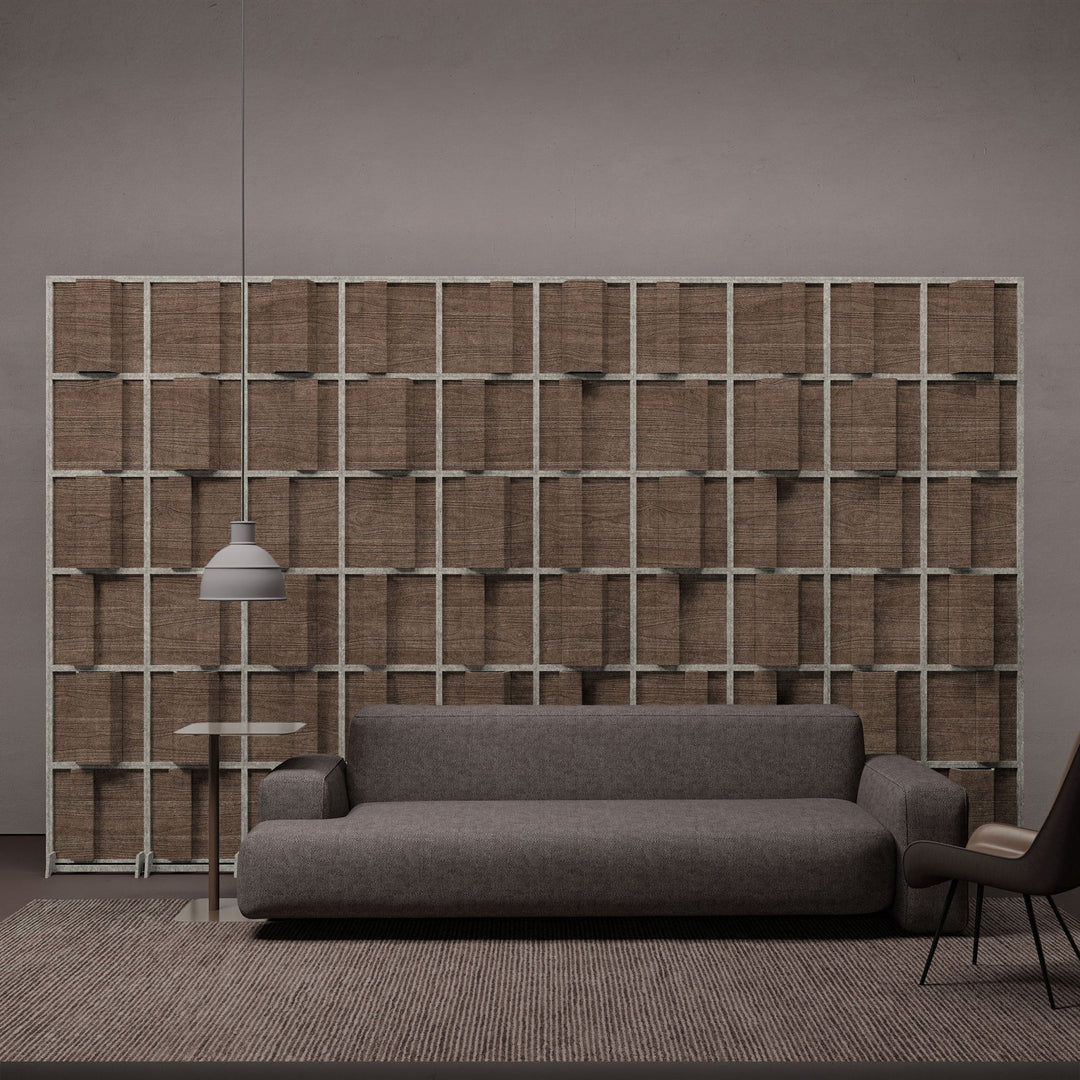 HarmonyBLOKS - Hinge HarmonyBloks Acoustic Felt Room Dividers - In Overlay Prints - 2 - Inhabit