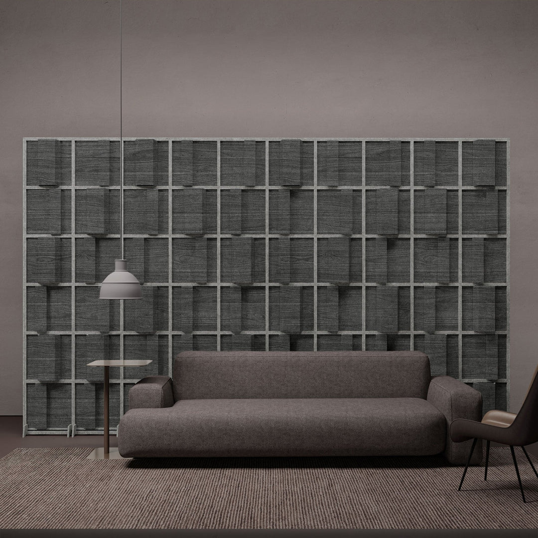 HarmonyBLOKS - Hinge HarmonyBloks Acoustic Felt Room Dividers - In Overlay Prints - 4 - Inhabit