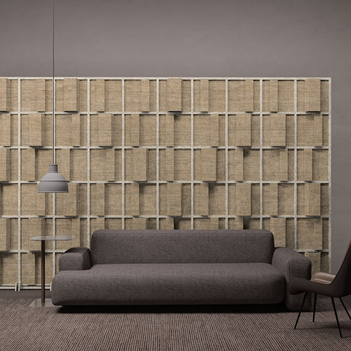 HarmonyBLOKS - Hinge HarmonyBloks Acoustic Felt Room Dividers - In Overlay Prints - 1 - Inhabit