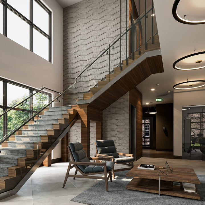 HarmonyCARV Wall Tiles - Origami HarmonyCARV Acoustic Felt Wall Tiles - 2 - Inhabit