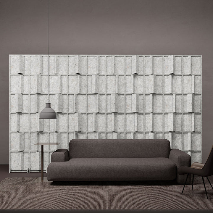 HarmonyBLOKS - Pleat HarmonyBloks Acoustic Felt Room Dividers - In Overlay Prints - 5 - Inhabit