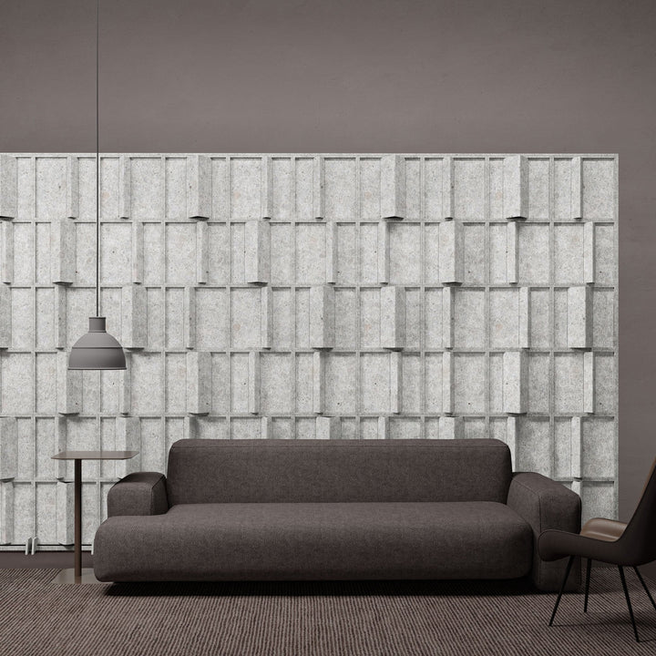 HarmonyBLOKS - Pleat HarmonyBloks Acoustic Felt Room Dividers - In Overlay Prints - 1 - Inhabit