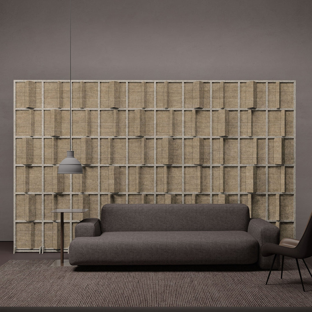HarmonyBLOKS - Pleat HarmonyBloks Acoustic Felt Room Dividers - In Overlay Prints - 3 - Inhabit