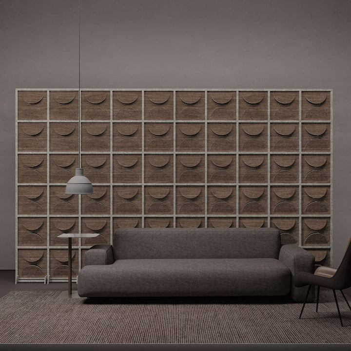 HarmonyBLOKS - Semi HarmonyBloks Acoustic Felt Room Dividers - In Overlay Prints - 2 - Inhabit