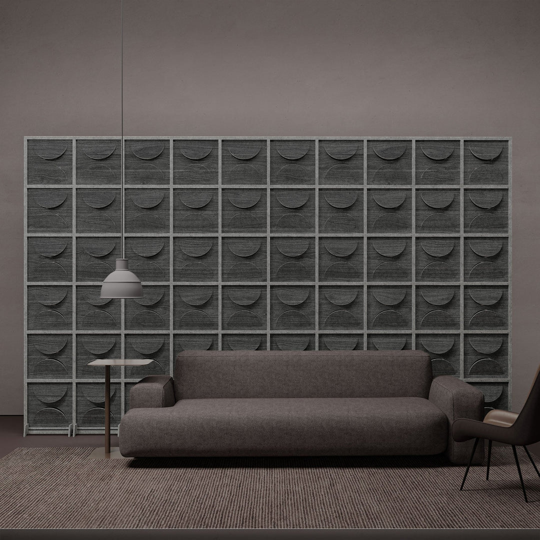 HarmonyBLOKS - Semi HarmonyBloks Acoustic Felt Room Dividers - In Overlay Prints - 4 - Inhabit