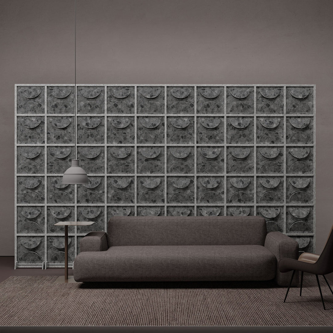 HarmonyBLOKS - Semi HarmonyBloks Acoustic Felt Room Dividers - In Overlay Prints - 6 - Inhabit