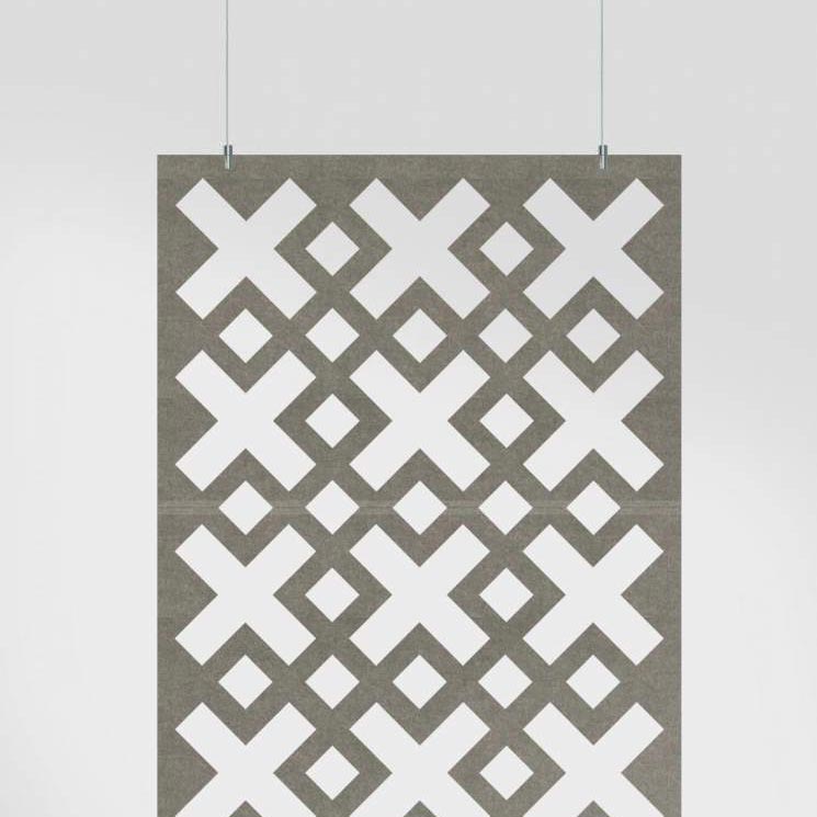Crosscut HarmonyDIVDR Acoustic Felt Hanging Divider