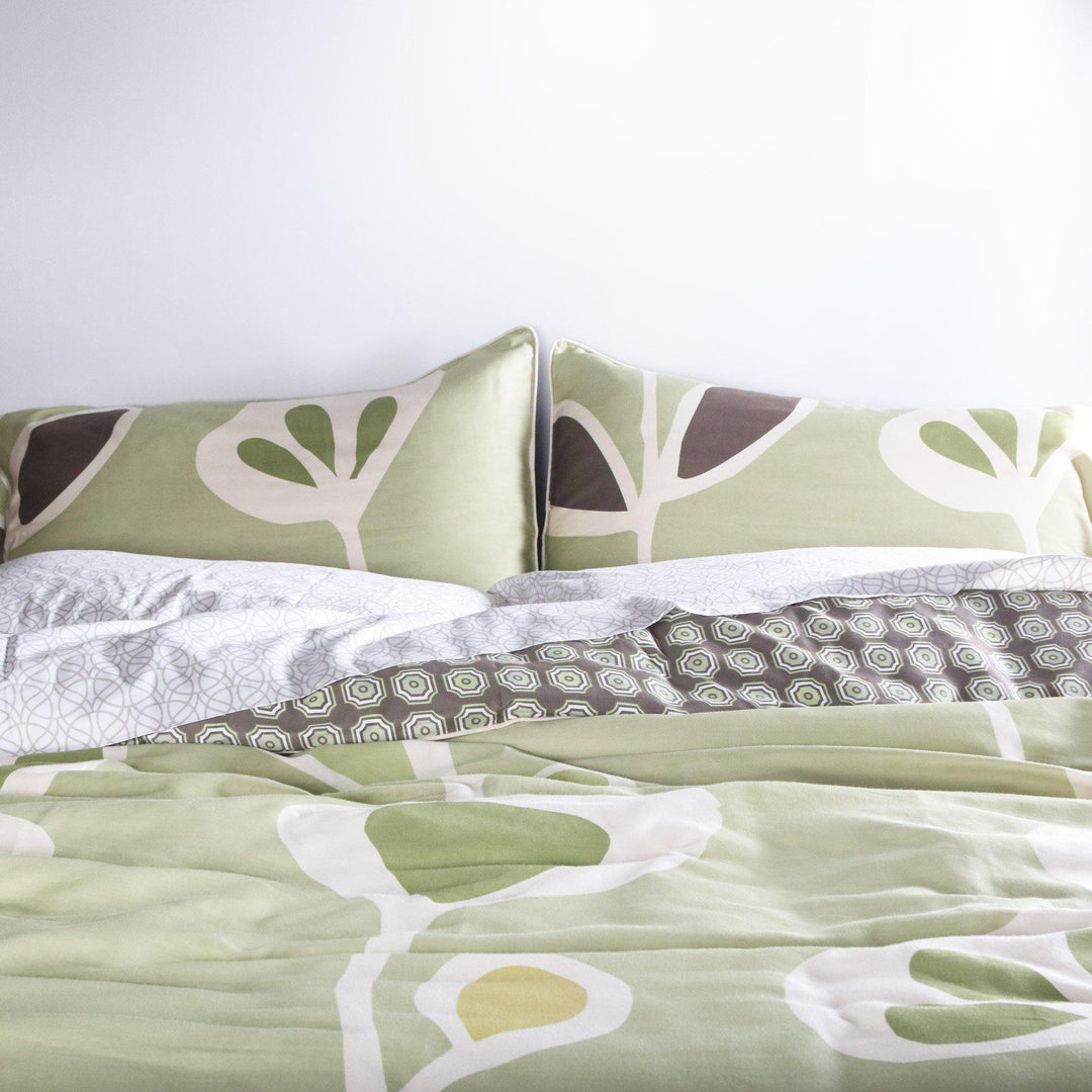 Bedding - Stencil Duvet Cover + Sham Set - 2 - Inhabit