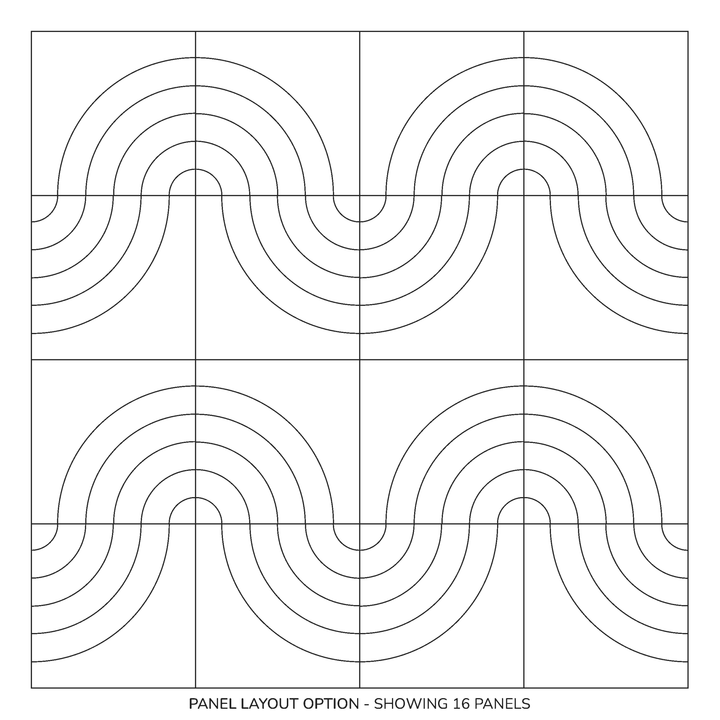 HarmonyCARV Wall Panels - Arc HarmonyCARV Acoustic Felt Wall Panels - in Overlay Prints - 18 - Inhabit