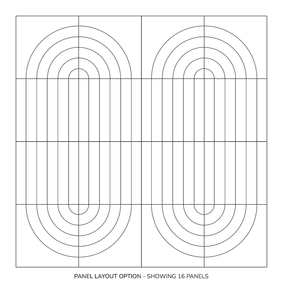 HarmonyCARV Wall Panels - Arc HarmonyCARV Acoustic Felt Wall Panels - in Overlay Prints - 22 - Inhabit