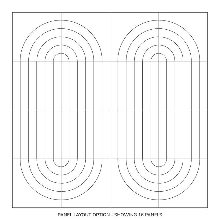 HarmonyCARV Wall Panels - Arc HarmonyCARV Acoustic Felt Wall Panels - in Overlay Prints - 22 - Inhabit