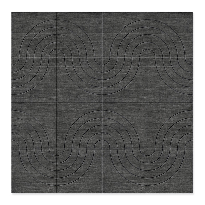 Hew PET Felt Wall Panels - Arc Hew Acoustic Felt Wall Panels - in Overlay Patterns - 13 - Inhabit