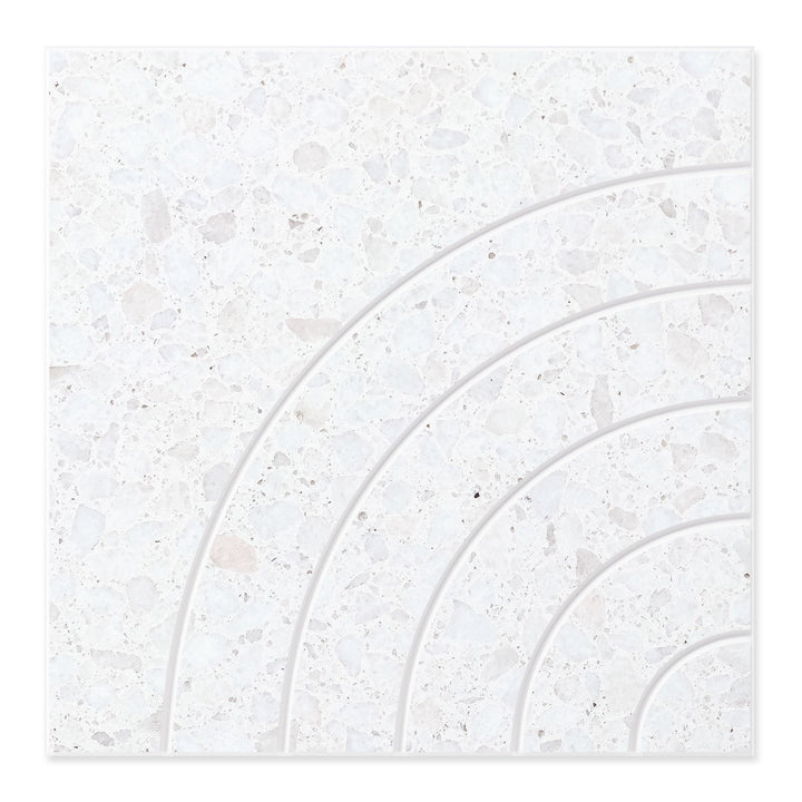 Hew PET Felt Wall Panels - Arc Hew Acoustic Felt Wall Panels - in Overlay Patterns - 12 - Inhabit