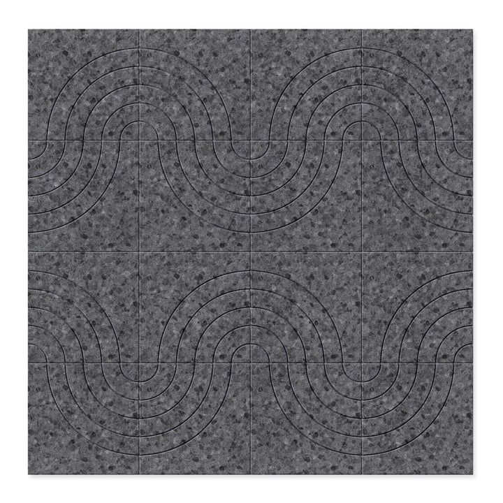 Hew PET Felt Wall Panels - Arc Hew Acoustic Felt Wall Panels - in Overlay Patterns - 20 - Inhabit