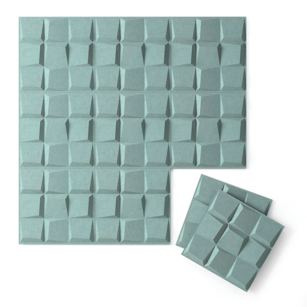 Harmony PET Felt 3D Panels - Cubit Harmony3D Acoustic Felt Wall Panels - 20 - Inhabit