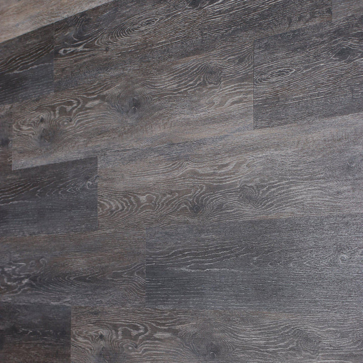 Planks - Dark Weathered Gray Oak Peel and Stick Wall Planks - 9 - Inhabit