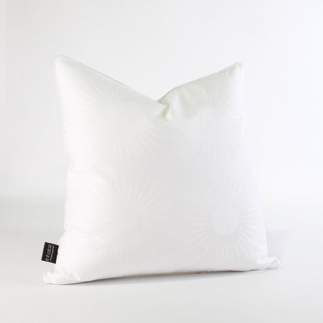 Studio Pillows - Estrella in Pure White Studio Throw Pillow - 1 - Inhabit