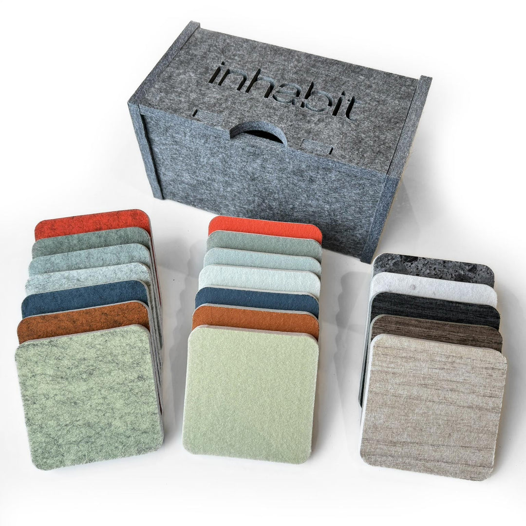 Harmony PET Felt 3D Panels - Harmony Acoustic PET Felt Samples - 3 - Inhabit