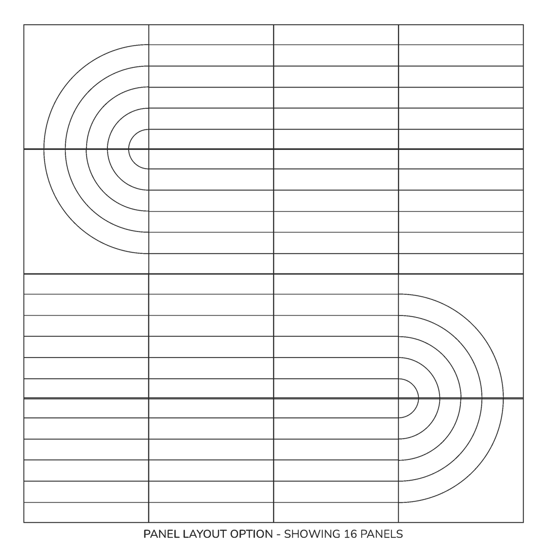 HarmonyCARV Wall Panels - Level HarmonyCARV Acoustic Felt Wall Panels - in Overlay Prints - 18 - Inhabit