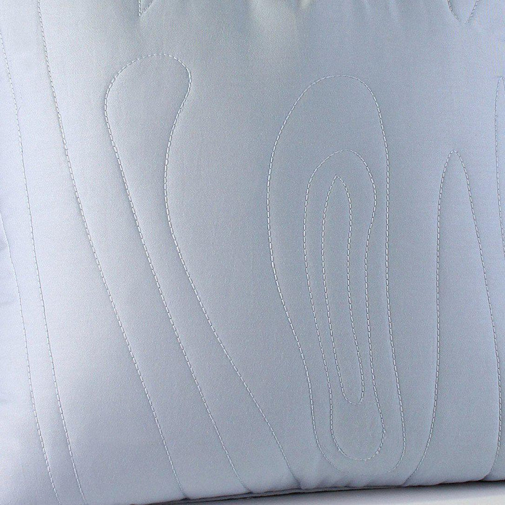 Throw Pillows - Madera in Sky Quilted Throw Pillow - 2 - Inhabit