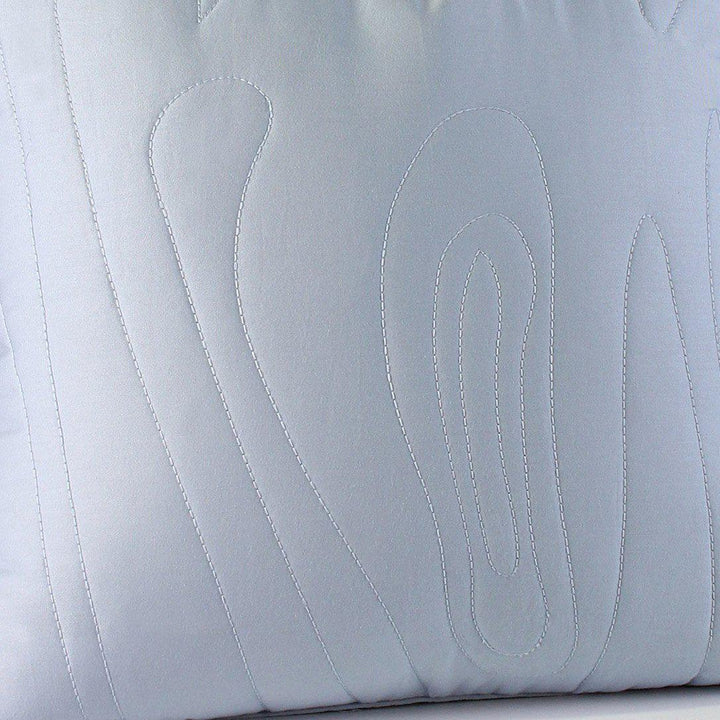 Throw Pillows - Madera in Sky Quilted Throw Pillow - 2 - Inhabit