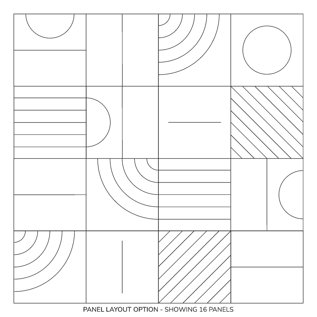 HarmonyCARV Wall Panels - Parcel HarmonyCARV Acoustic Felt Wall Panels - in Overlay Prints - 17 - Inhabit