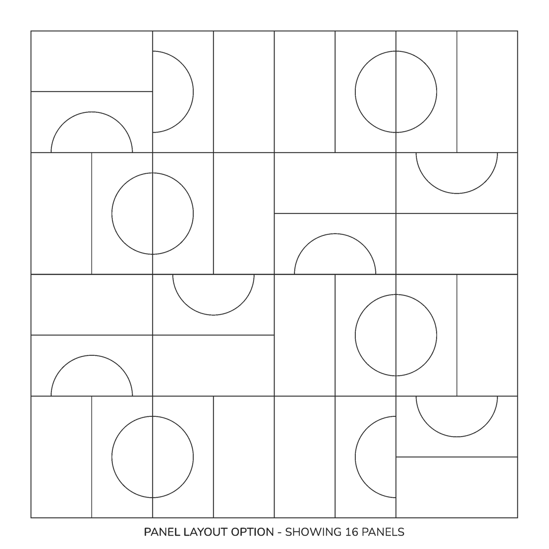 HarmonyCARV Wall Panels - Parcel HarmonyCARV Acoustic Felt Wall Panels - in Overlay Prints - 11 - Inhabit