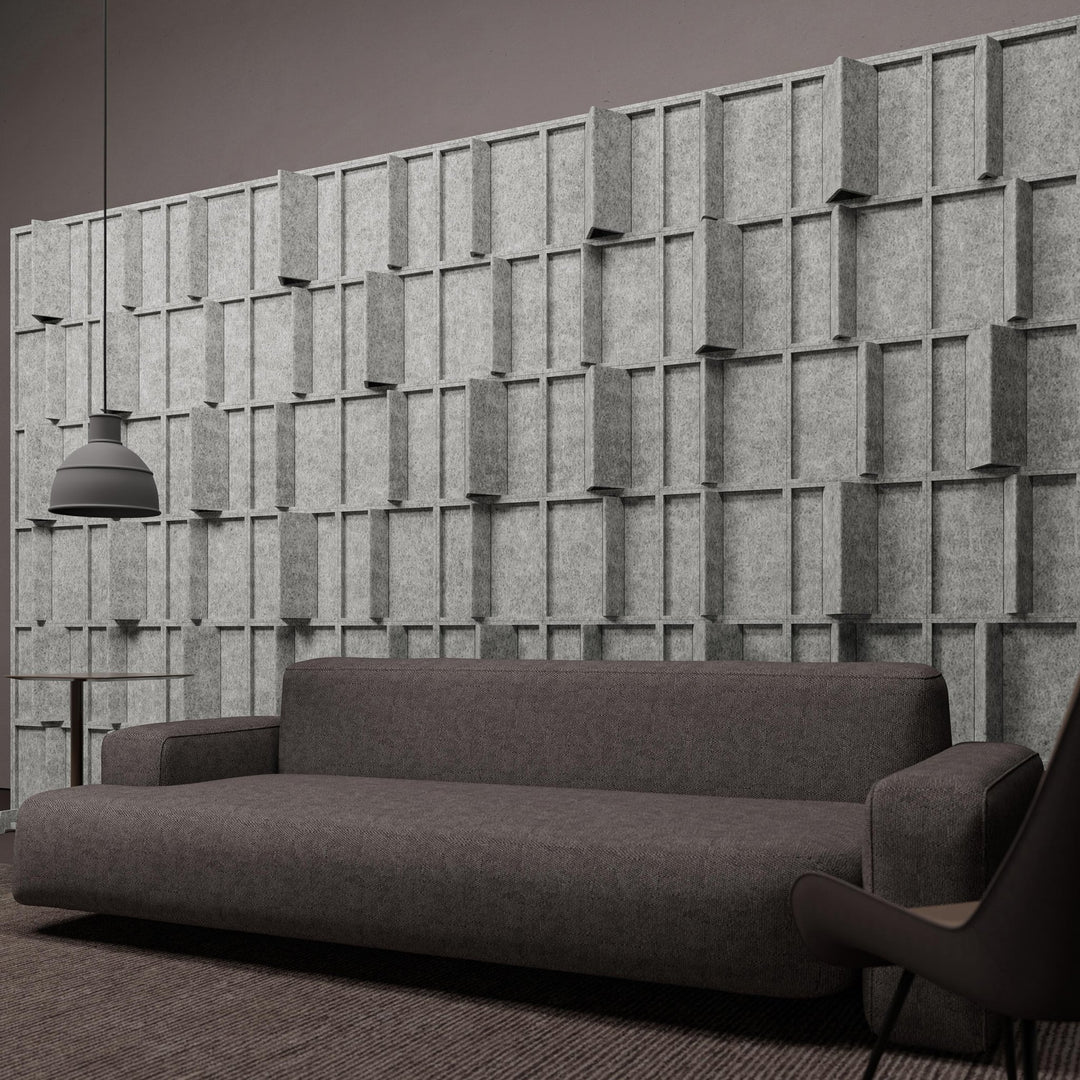 HarmonyBLOKS - Pleat HarmonyBloks Acoustic Felt Room Dividers - 7 - Inhabit