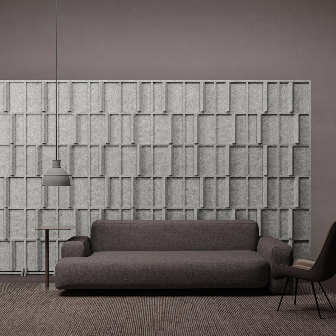 HarmonyBLOKS - Pleat HarmonyBloks Acoustic Felt Room Dividers - 3 - Inhabit