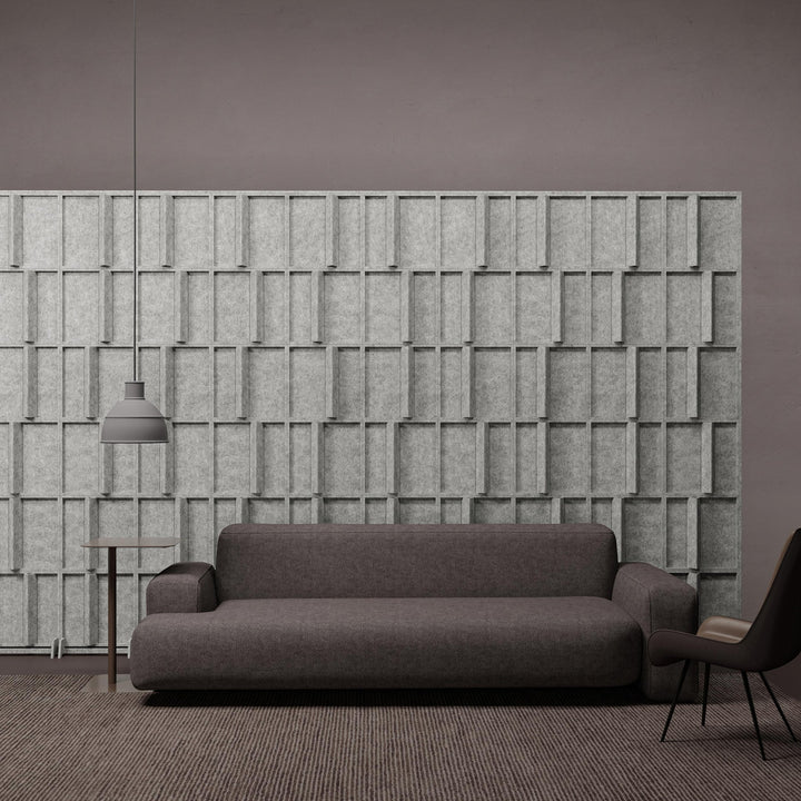 HarmonyBLOKS - Pleat HarmonyBloks Acoustic Felt Room Dividers - 3 - Inhabit