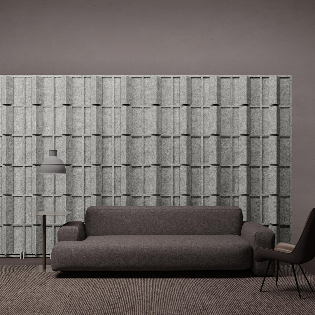 HarmonyBLOKS - Pleat HarmonyBloks Acoustic Felt Room Dividers - 2 - Inhabit