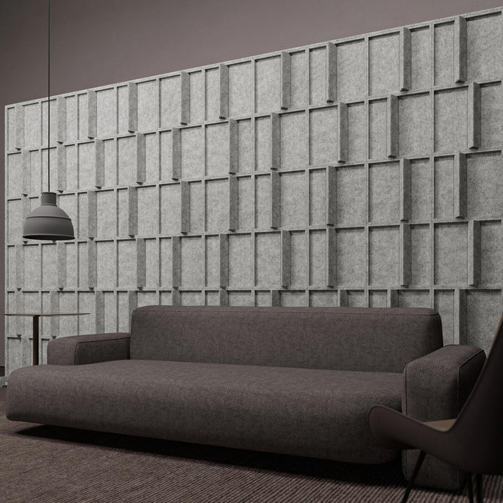 HarmonyBLOKS - Pleat HarmonyBloks Acoustic Felt Room Dividers - 6 - Inhabit