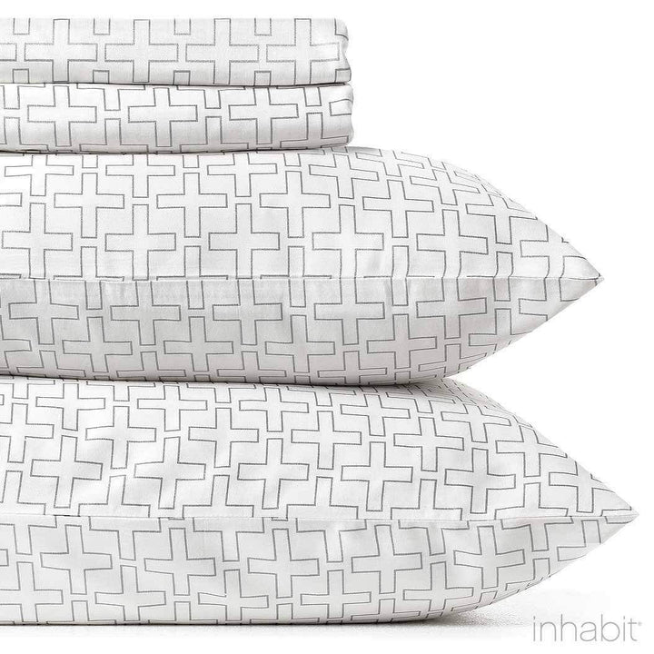 Bedding - Plus in Ivory Sheet Set - 1 - Inhabit