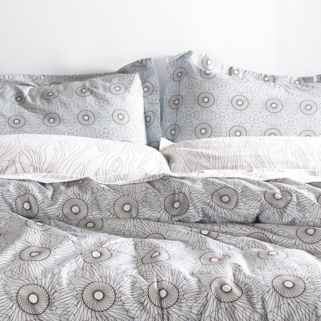 Bedding - Rhythm in Sky Duvet Cover + Sham Set - 3 - Inhabit