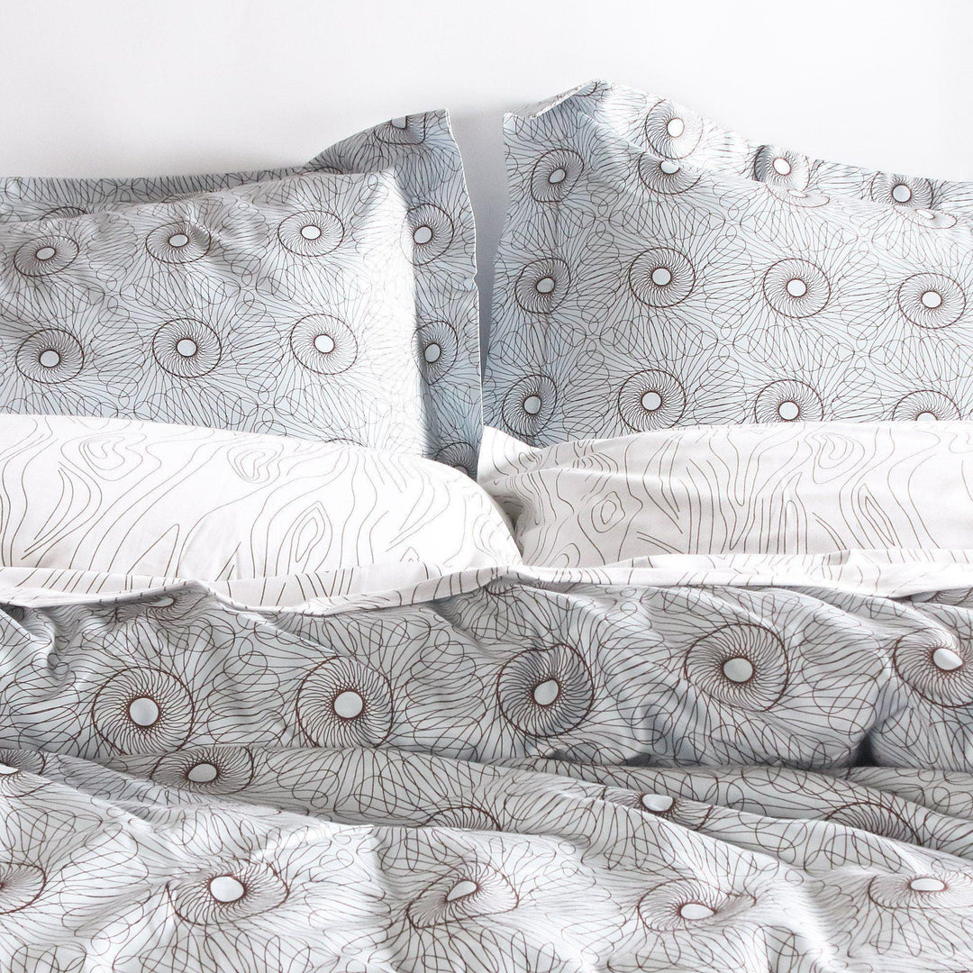 Bedding - Rhythm in Sky Duvet Cover + Sham Set - 1 - Inhabit