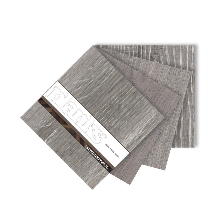 Planks - Salted Drift Wood Look Peel and Stick Wall Planks - 4 - Inhabit