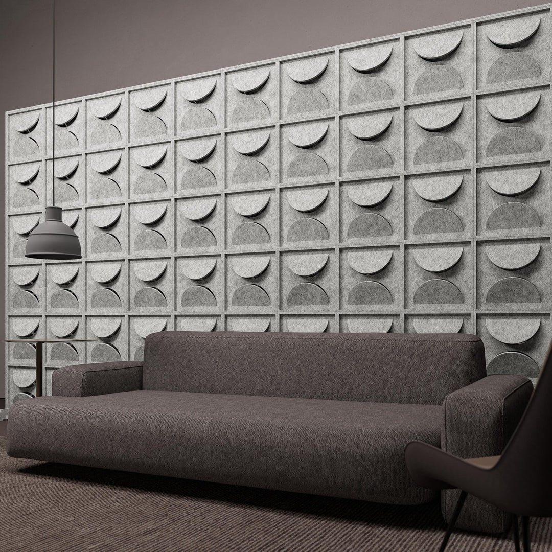 HarmonyBLOKS - Semi HarmonyBloks Acoustic Felt Room Dividers - 3 - Inhabit