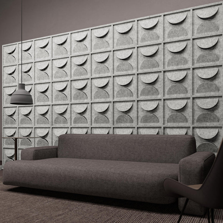 HarmonyBLOKS - Semi HarmonyBloks Acoustic Felt Room Dividers - 3 - Inhabit