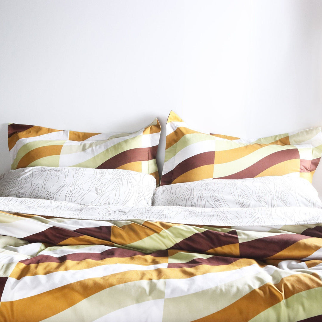 Bedding - Soak in Amber Duvet Cover + Sham Set - 3 - Inhabit