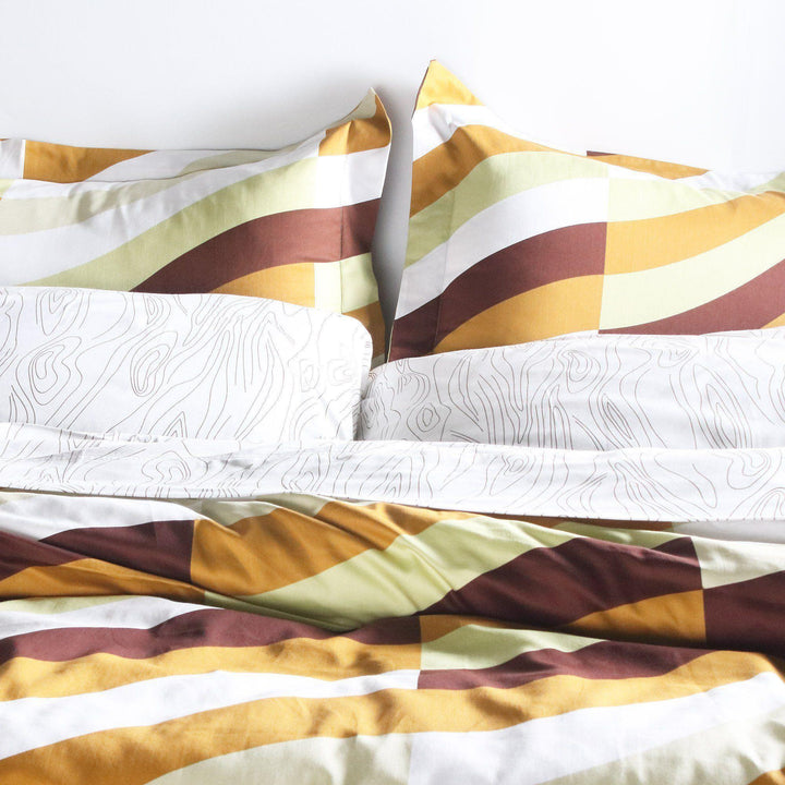 Bedding - Soak in Amber Duvet Cover + Sham Set - 1 - Inhabit