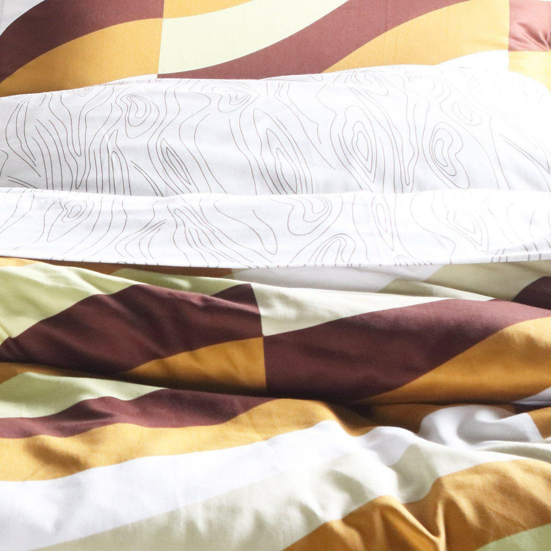 Bedding - Soak in Amber Duvet Cover + Sham Set - 4 - Inhabit