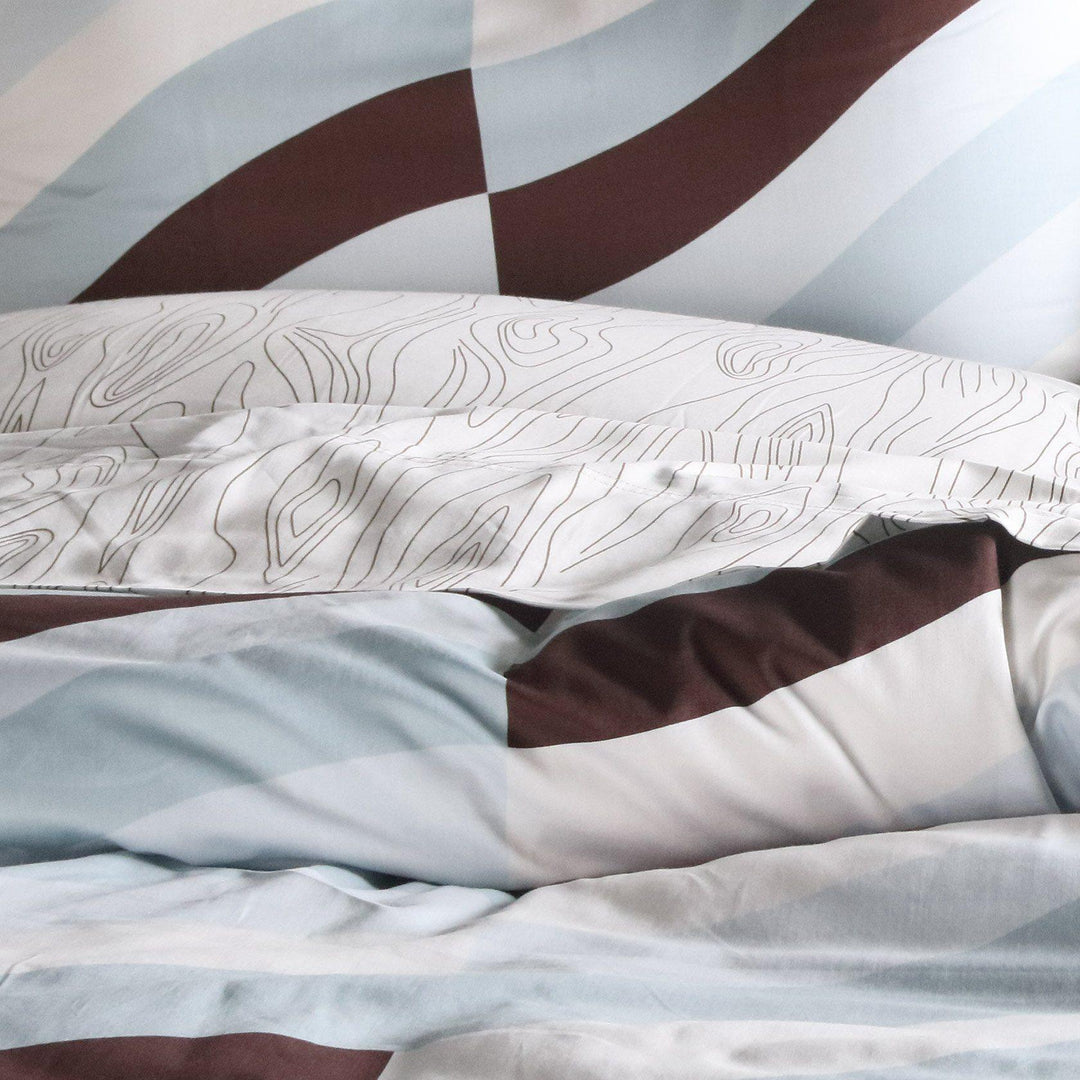 Bedding - Soak in Winter Sky Duvet Cover + Sham Set - 4 - Inhabit